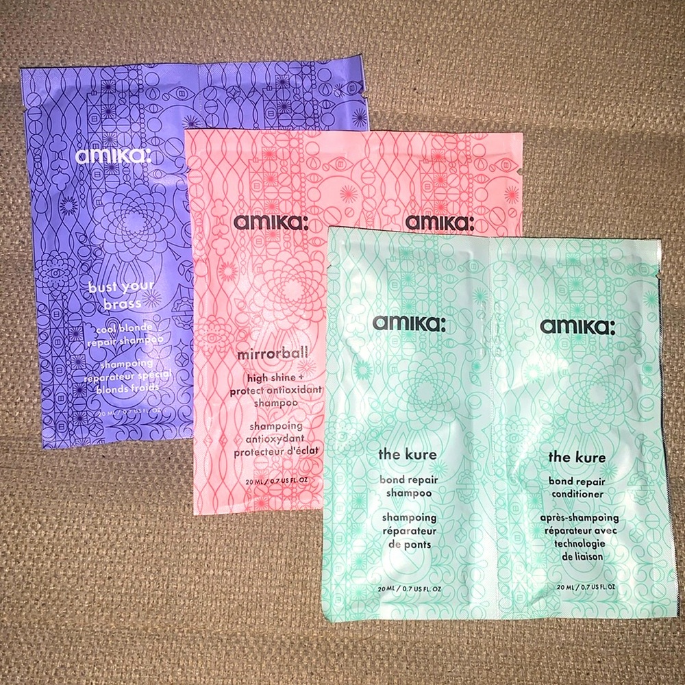 Amika Shampoo & Conditioner DELUXE SAMPLE mix & match bundle